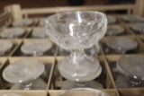 Times 5 - Dish boxes of 125 sherbet glasses