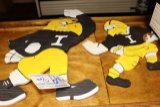 Pair to go - Herky the Hawkeye wood cut outs