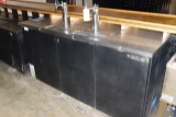 Beverage Air DD78-1 tap box with 3 doors, 2 towers, & 4 spigots
