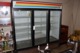 True GDM-72 glass 3 door cooler