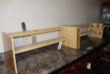 Times 2 - Pine counter top 2 tier liquor rails