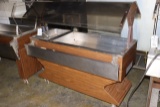 Duke HCFAH1HF3CPM portable heated food bar with plexi glass sneeze guards