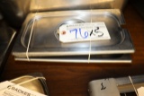 Times 5 - 1/3 stainless inset pan lids