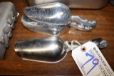 Times 3 - Galvanized & stainless scoops