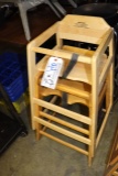 Times 2 - Oak high chairs