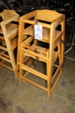 Times 2 - Oak high chairs
