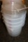 Times 4 - 6 quart food storage containers with lids