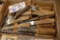 Times 6 - Dozen heavy duty wood handled steak knives