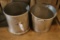 Pair to go - Aluminum stock pots - no lids - light weight