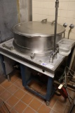Cleveland approximately 40 gallon jacketed steamer kettle with no power sup