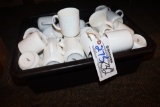 Times 32 - Arcoroc white porcelain coffee mugs