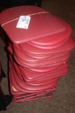 All to go - 25 maroon chair pads