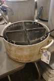20 quart aluminum stock pot with pasta insets