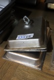 Times 4 - Misc. stainless chafing unit lids