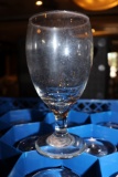 Times 120 - Water goblets with dish boxes & cart