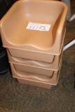 Times 3 - Light brown booster seats