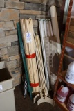 All to go - Dowels, garden posts, lights, & more