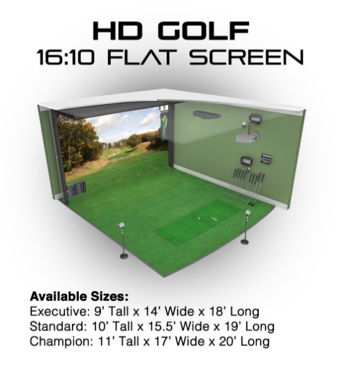 2020 HD Golf - 16:10 Golf Simulator