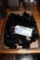Box to go - Black plastic salad bar utensils