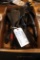 Box to go - black plastic service spoons and more
