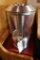 Stainless base with clear center drink dispenser
