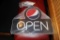 New Pepsi lighted open sign