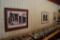 Times 4 - framed Café style prints (plus one that has damage and no glass)