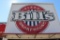 Approximately 7' tall x 10' wide Bill's Pizza and Smokehouse NEON light - s