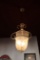 Hanging single bulb chandelier - buyer to take down