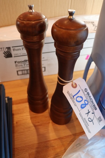 Times 2 - 12" Wood pepper mills