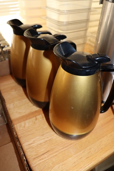 Times 3 - Gold thermal coffee carafe