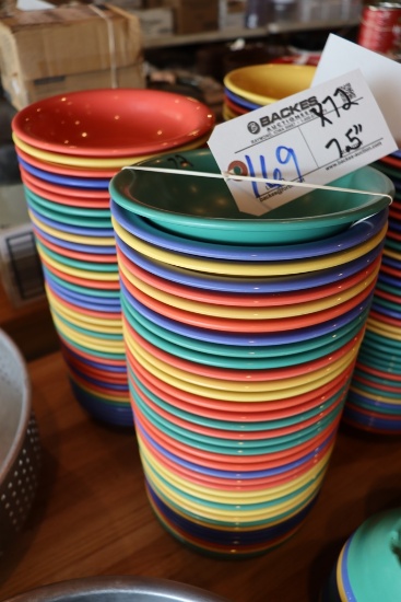 Times 72 - 7.5" Round melamine fiesta bowls