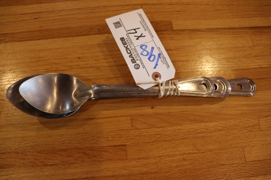 Times 4 - stainless service spoons