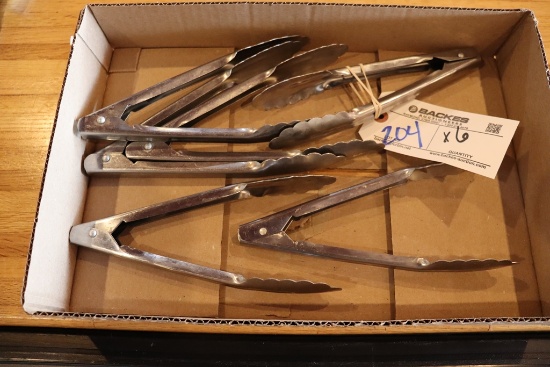 Times 6 - 10" tongs