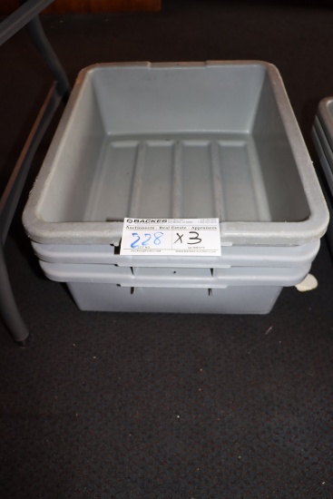 Times 3 - gray bussing boxes