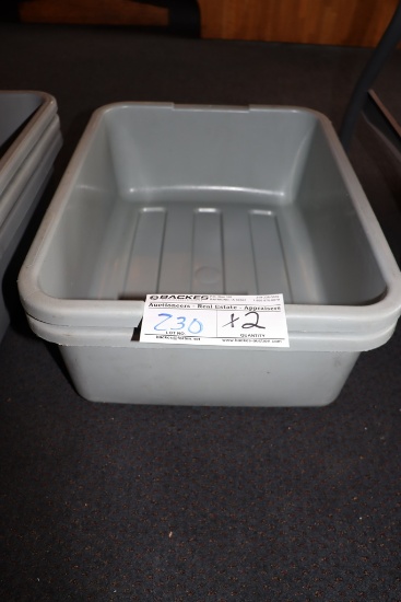 Times 2 - gray bussing boxes
