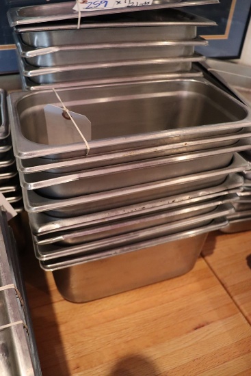 Times 9 - 1/3 x 6 stainless insets