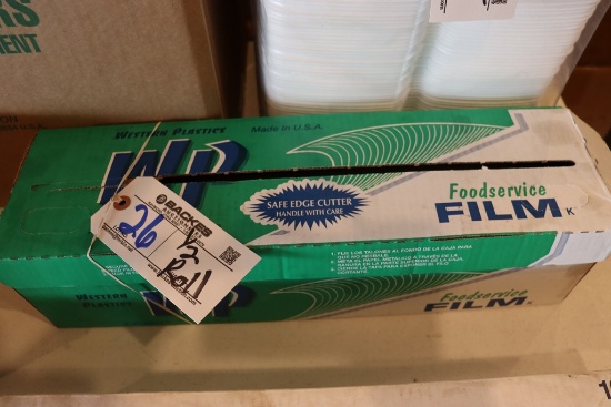 1/2 Roll of 18" food film