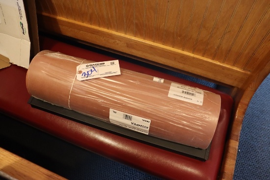 New roll of 24" wide BUTCHER x 700' paper with dispenser