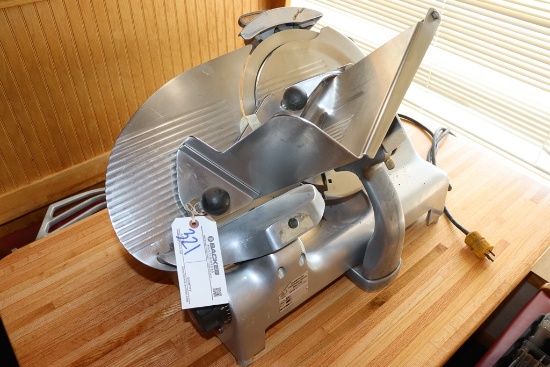 Berkel 12" meat slicer - looks fine - with sharpener