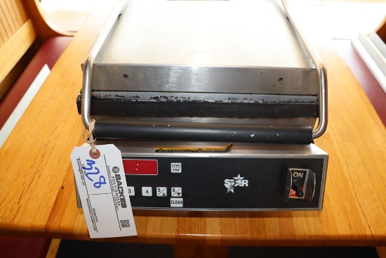 Star counter top electric contact grill - 1 phase
