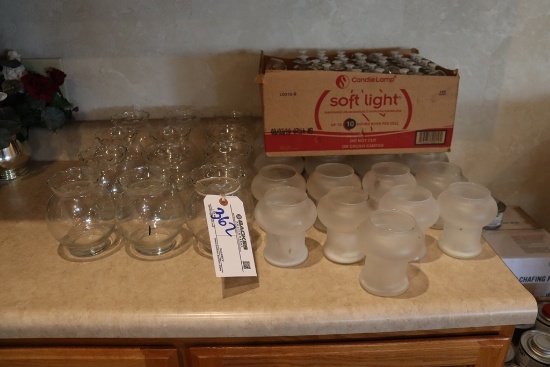 All to go - liquid candles with glass covers