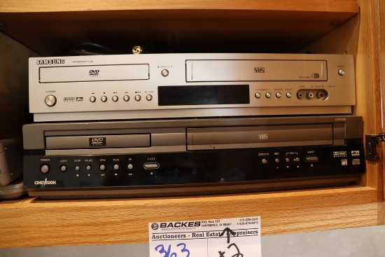 Pair to go - Samsung and One Vision DVD/VCR combo units
