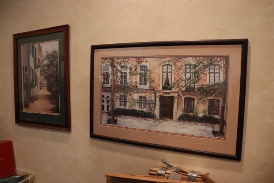 Times 3 - framed prints of Cafes and Buildings