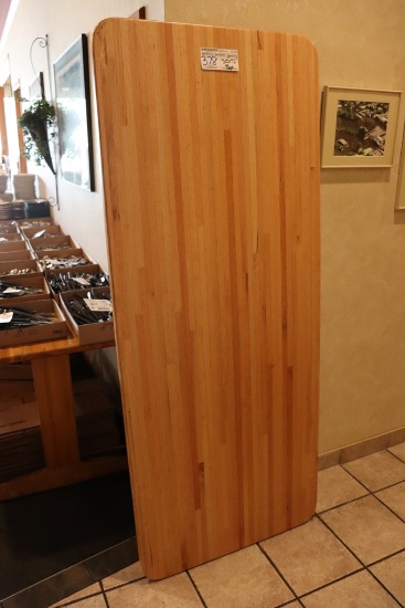30" x 72" solid oak top - nice
