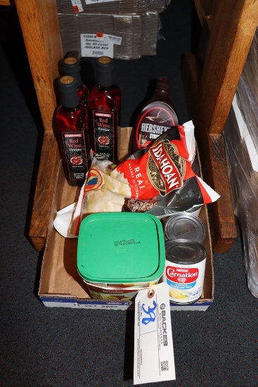 All to go - Misc. food products - vinegar, mashed potatoes, condensed milk
