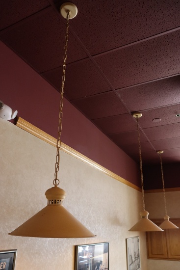 Times 8 - hanging booth lights - buyer to take down