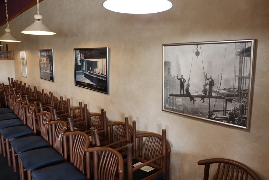 Times 4 - 24" x 30" framed café and other prints