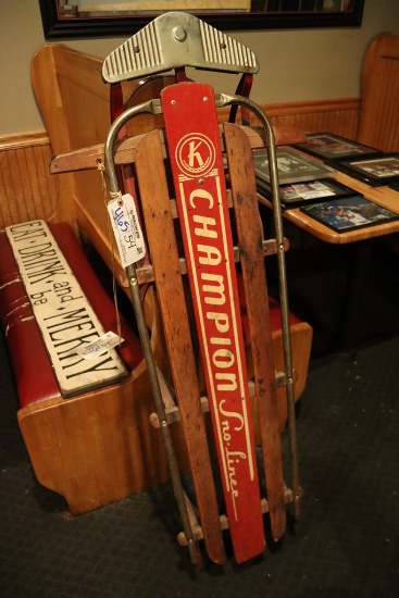 54" Champion Sno-Lines sled - very nice