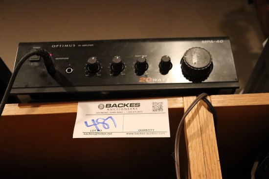 Optimus MDA-40 - 20 watt amp